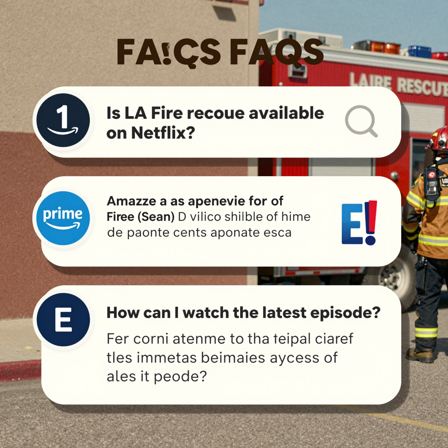 FAQs about streaming options for LA Fire Rescue