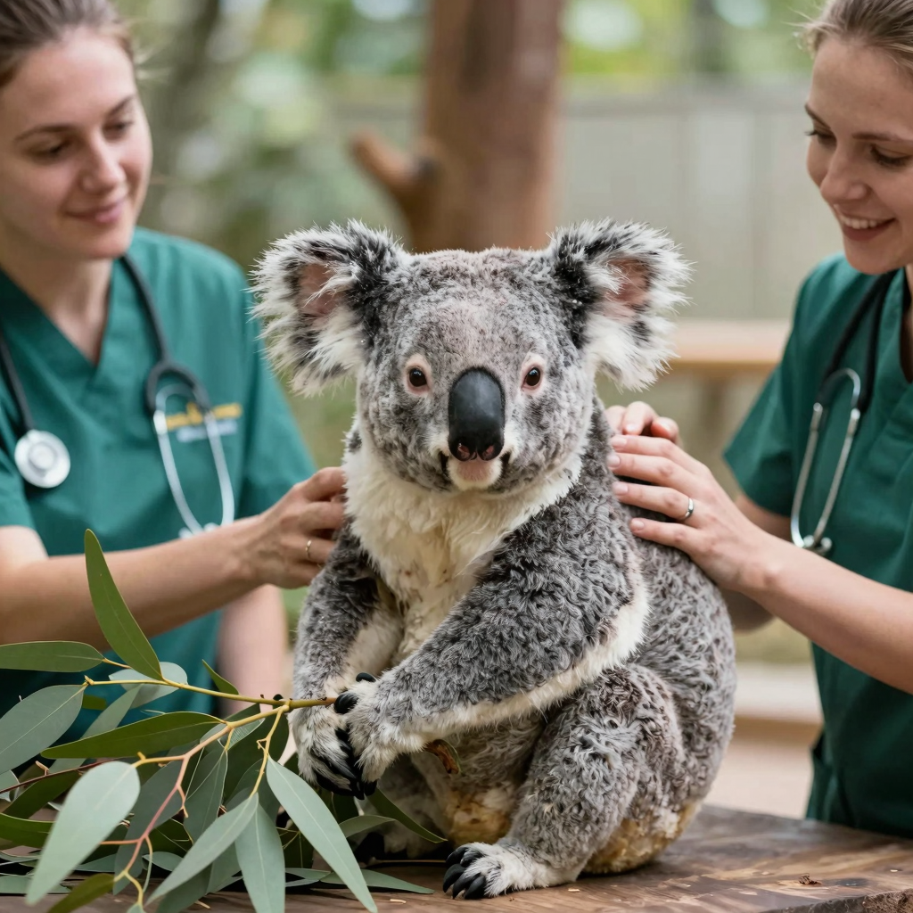 Rehabilitating Koala