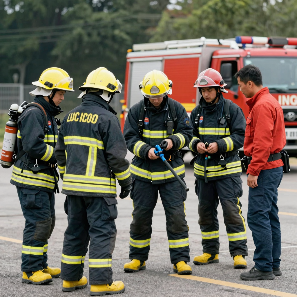 Volunteer Firefighters Training in Montgomery County