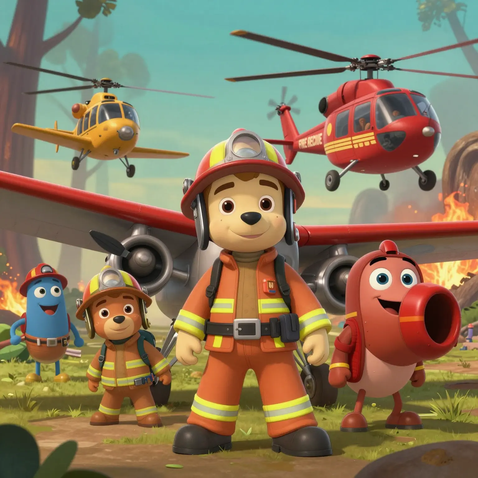 Main Characters from Planes Fire & Rescue