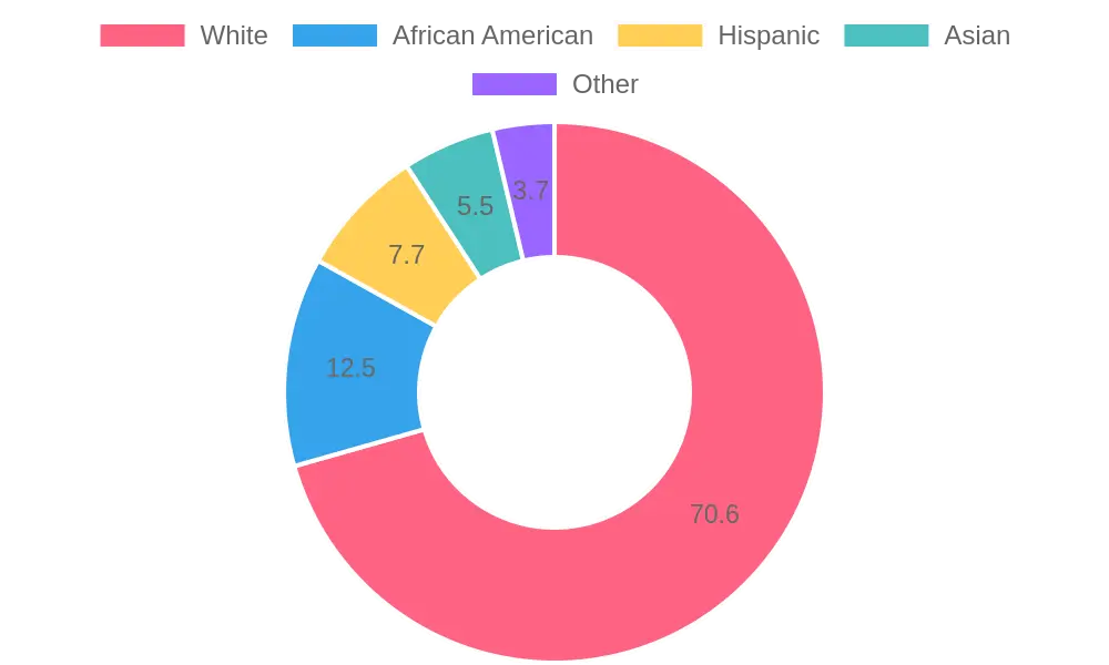 Ethnicity Distribution in Pittsburgh