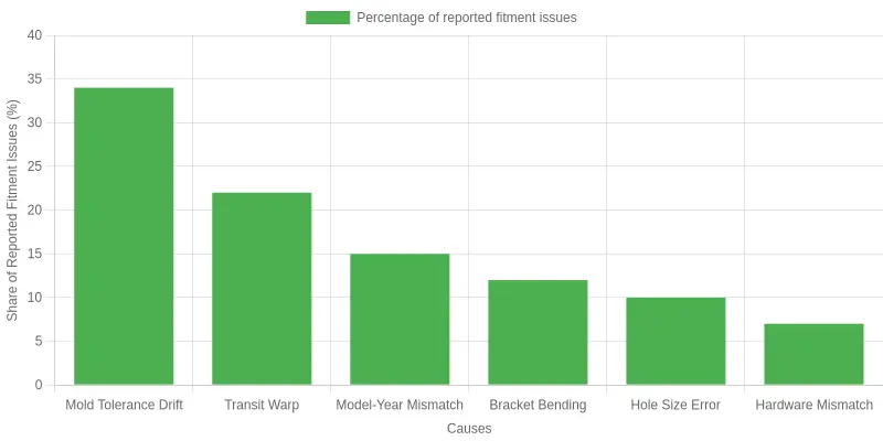 How Often Each Cause Triggers Misaligned Bolt Holes
